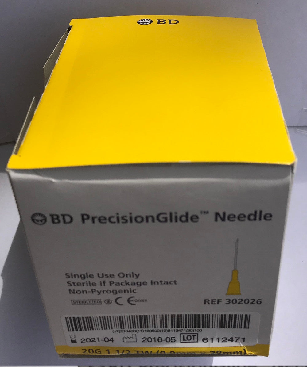 Disposable BD Hypodermic Needles various sizes 16G to Medisa